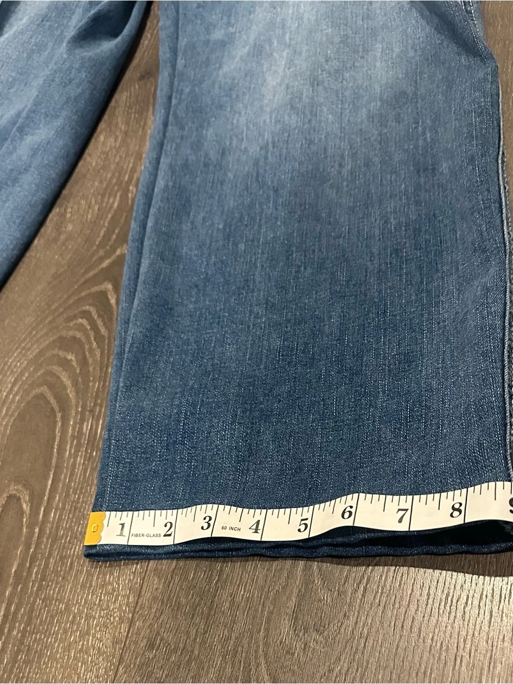 True Religion Men's Washed Blue Relaxed Cargo Jeans